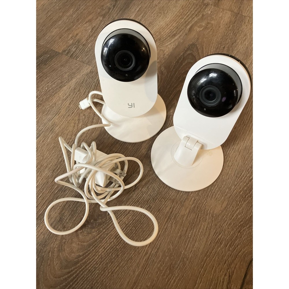 YI 2pc Home Camera 1080p Wireless IP Security Surveillance System Night Vision